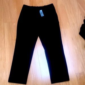 NWT black Ann Taylor pants - beautiful professional stretchy -Kate Petite Ankle